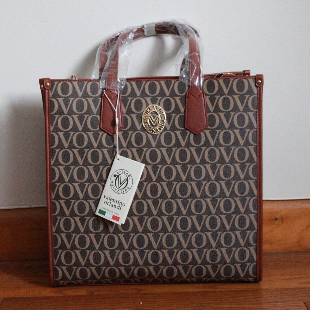 Valentino Orlandi "VOVO" Print Handbag